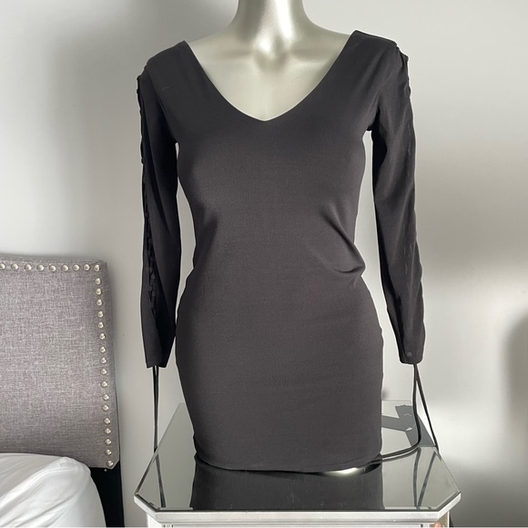 Bebe Black Mini Dress - Picture 1 of 13